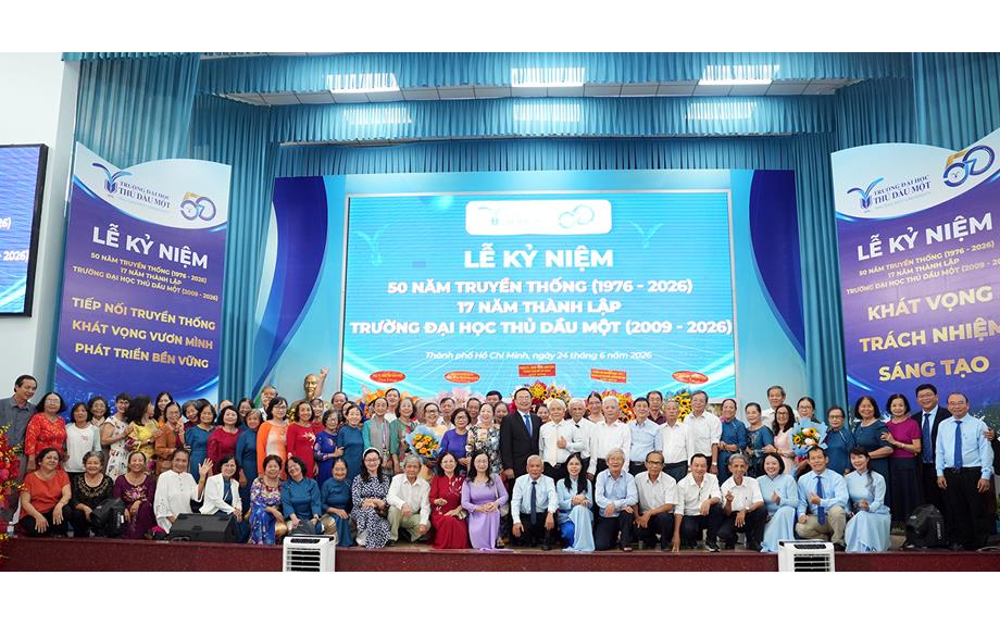Thu Dau Mot University Solemnly Celebrates its 50 Years of Heritage and 17th Anniversary of Establishment